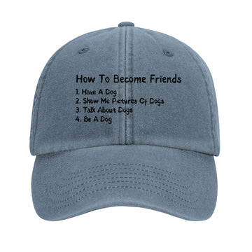 Embroidered Hat - How To Become Friends